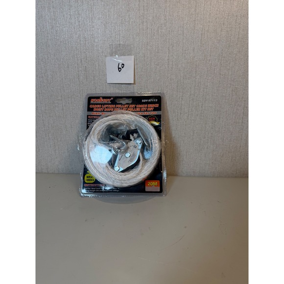Horusdy Other - Horusdy Cargo Lifting Pulley Set 180kg Winch Hoist Rope Puller Kit SDY-97113 20M